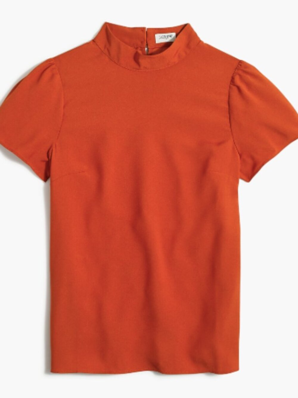 J.Crew Short-sleeve mockneck top